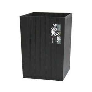 ゴミ箱/ダストボックス 3個セット 4.5L 角型 小 ブラック くずかご くず入れ コイキ モダン リビング キッチン 台所
