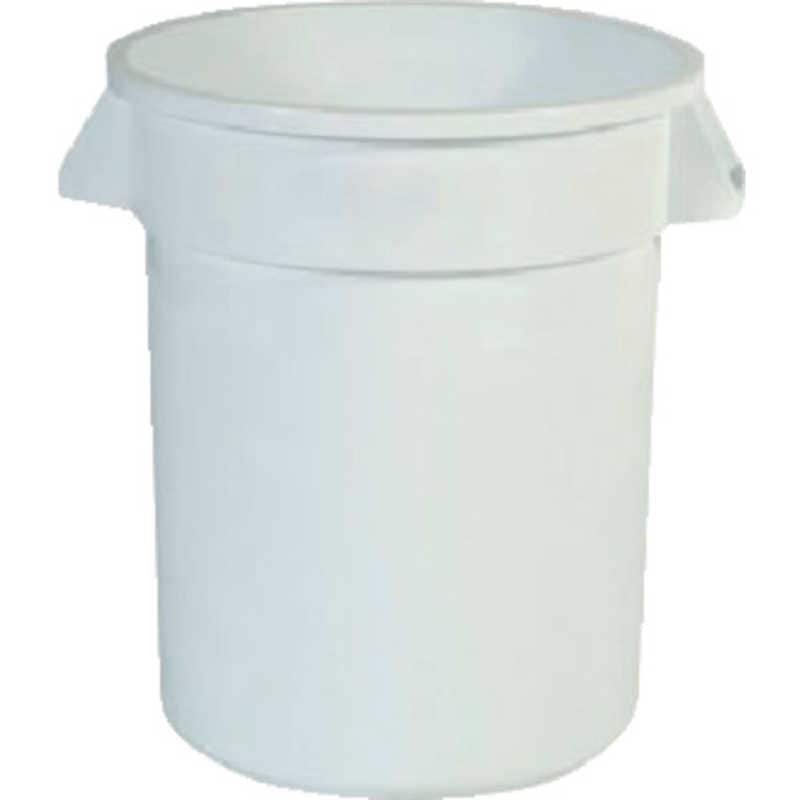 ニューウェルラバーメイド社　ラバーメイド ラウンドブルートコンテナ 75.7L ホワイト 262001　262001 ホワイト