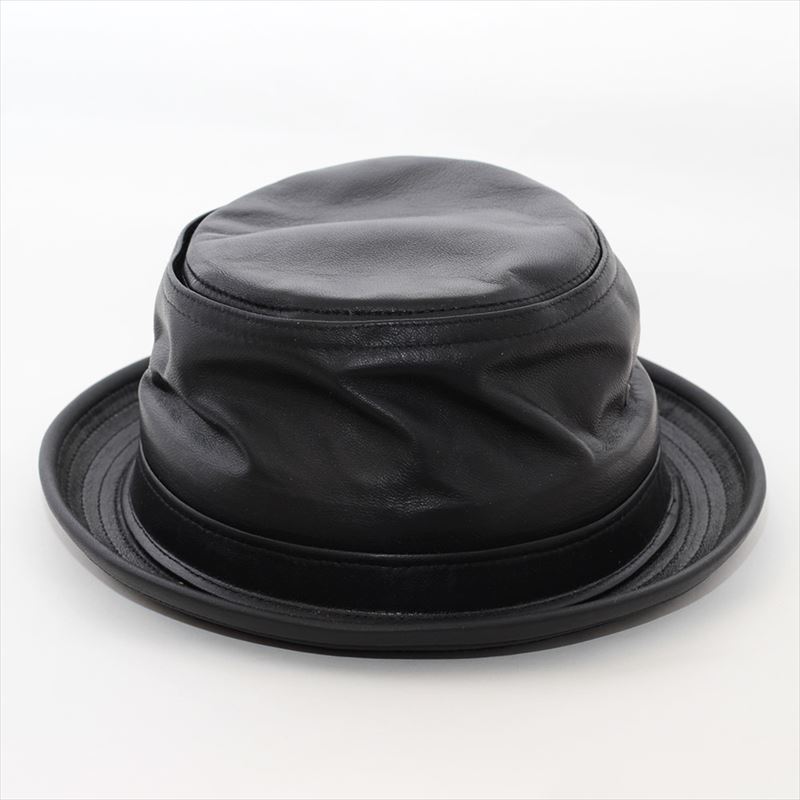 レザーハット 帽子 本革 Lambskin Stingy ブラック XLサイズ 9246-BLK USA生産 正規品