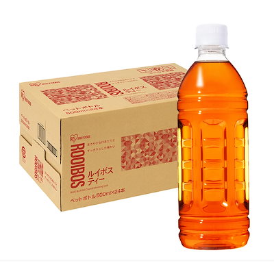 他サイト： アイリスオーヤマ(IRIS OHYAMA) ルイボスティー ラベルレス 500ml ×24本 ルイボス茶 ノンカフェイン カフェインゼロ ペットボトル ケース ボトル 500ミリリットル 国内製造 おの商品画像