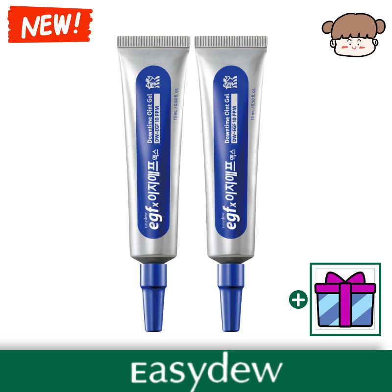 【NEW/1+1】EGFx ダウンタイムオイントゲル, 15ml 2個／ダウンタイムケア 施術後ケアレーザーピーリング ダーマ後ケア 鎮静ジェルリカバリージェル 肌再生ケア 敏感肌ケア 赤みケア
