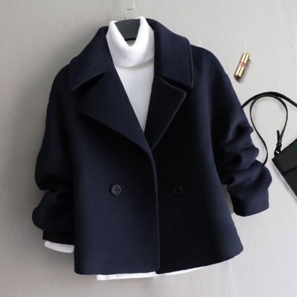 チェスターコート レディース ショート ウールコート ジャケット コート コート 冬