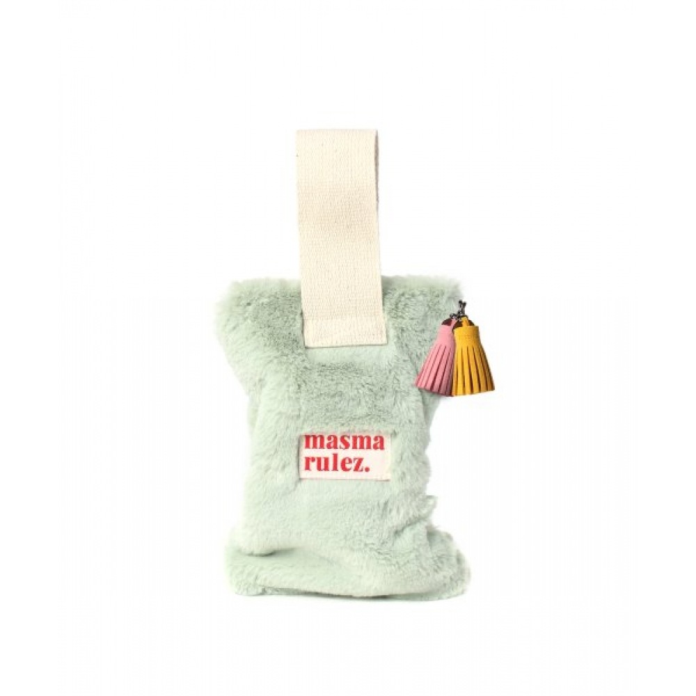 MASMARULEZ ストラップポーチ _ ボディパステルグリーン