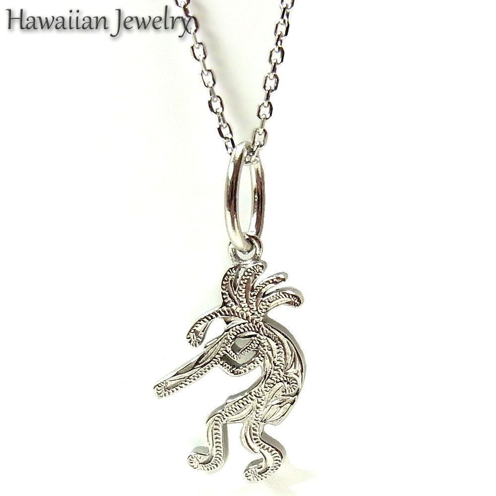 ハワイアンジュエリー ネックレス レディース メンズ シルバー ココペリ プルメリア カレイキニ ス