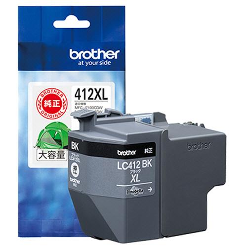 純正 LC412XLBK 大容量インクカートリッジ ブラック 5,299円