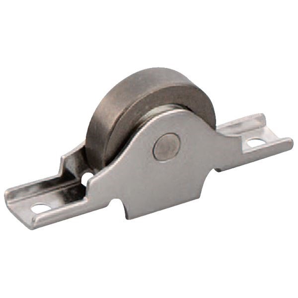 ヨコヅナ SBS-0303 ステンレス戸車 ベアリング入 30mm袖平 [12個入]