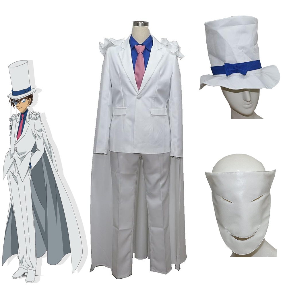Qoo10] 怪盗キッド キッド 衣装＋帽子＋お面 コ : ホビー・コスプレ