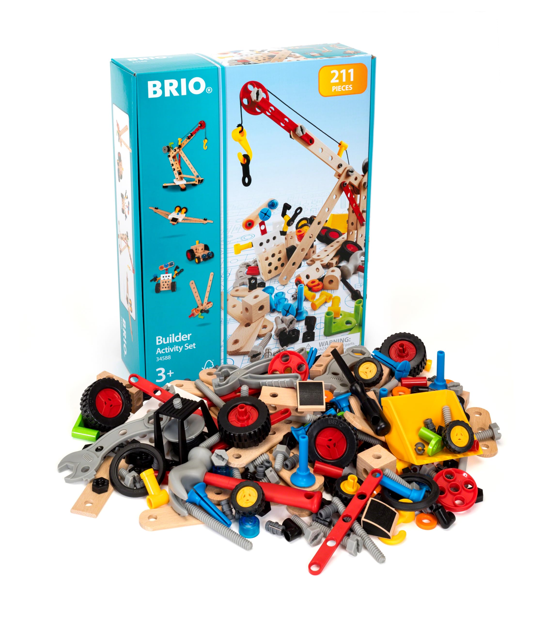BRIO (ブリオ) ビルダー アクティビティセット [全210ピース] 対象年齢 3歳~ (大工さん 工具遊び おもちゃ 知育玩具) 34588 7,368円