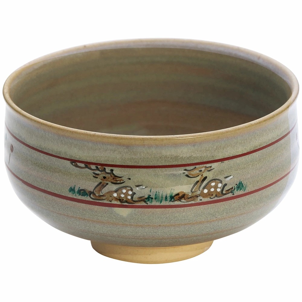 スケーター 抹茶茶碗（赤膚焼） 鴻月 KONCH1 4973307572883