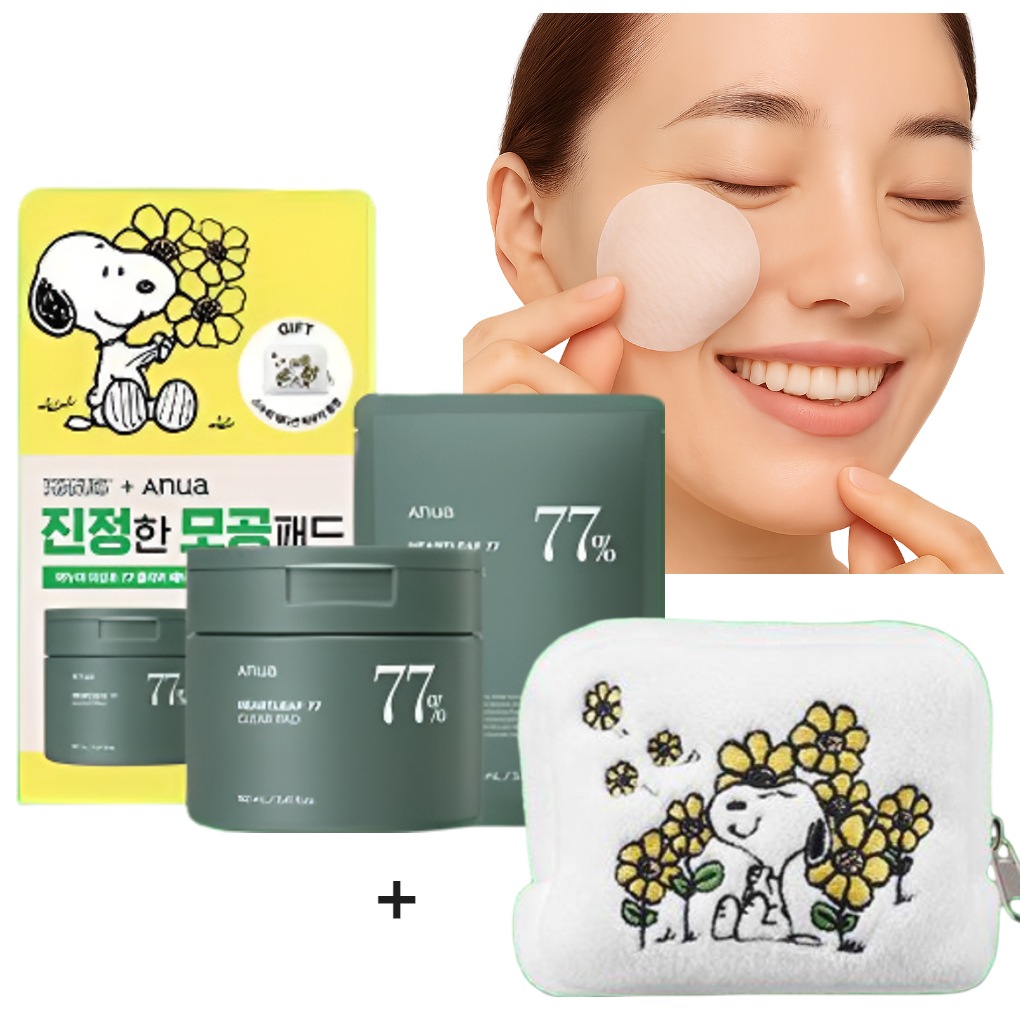 ドクダミ 77 毛穴もちパッド 70枚+70枚 詰め替え スヌーピー 限定企画セット[毛穴の収縮]