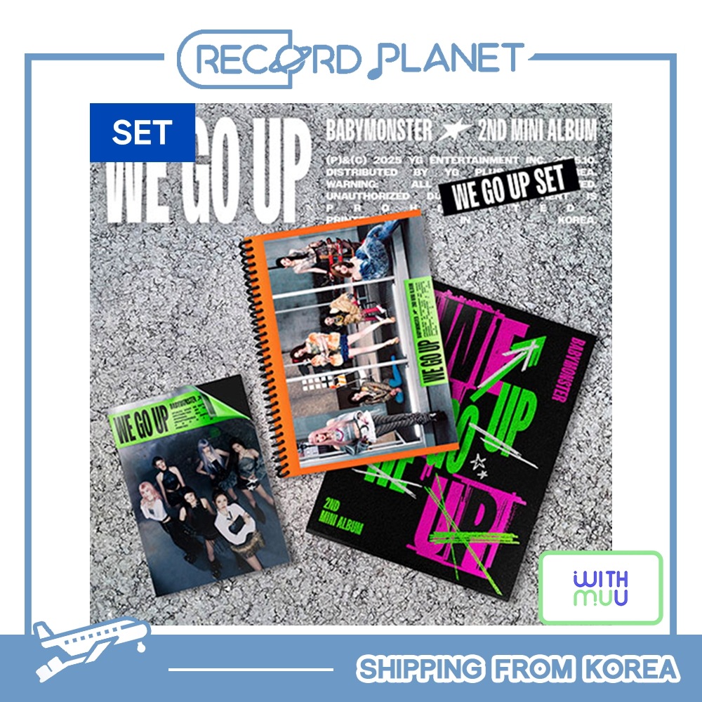 ONLINE特典+ [FANSIGN EVENT] 3種セット BABYMONSTER 2nd MINI ALBUM [WE GO UP]