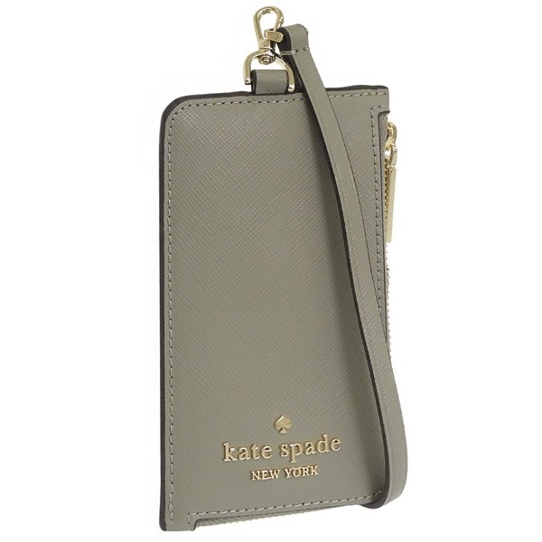 ケイトスペード カードケース レディース アウトレット パスケース 定期入れ IDカードホルダー レザー オリーブグリーン WALLETS CRD CSE LNYRD KN779-020 KATE S