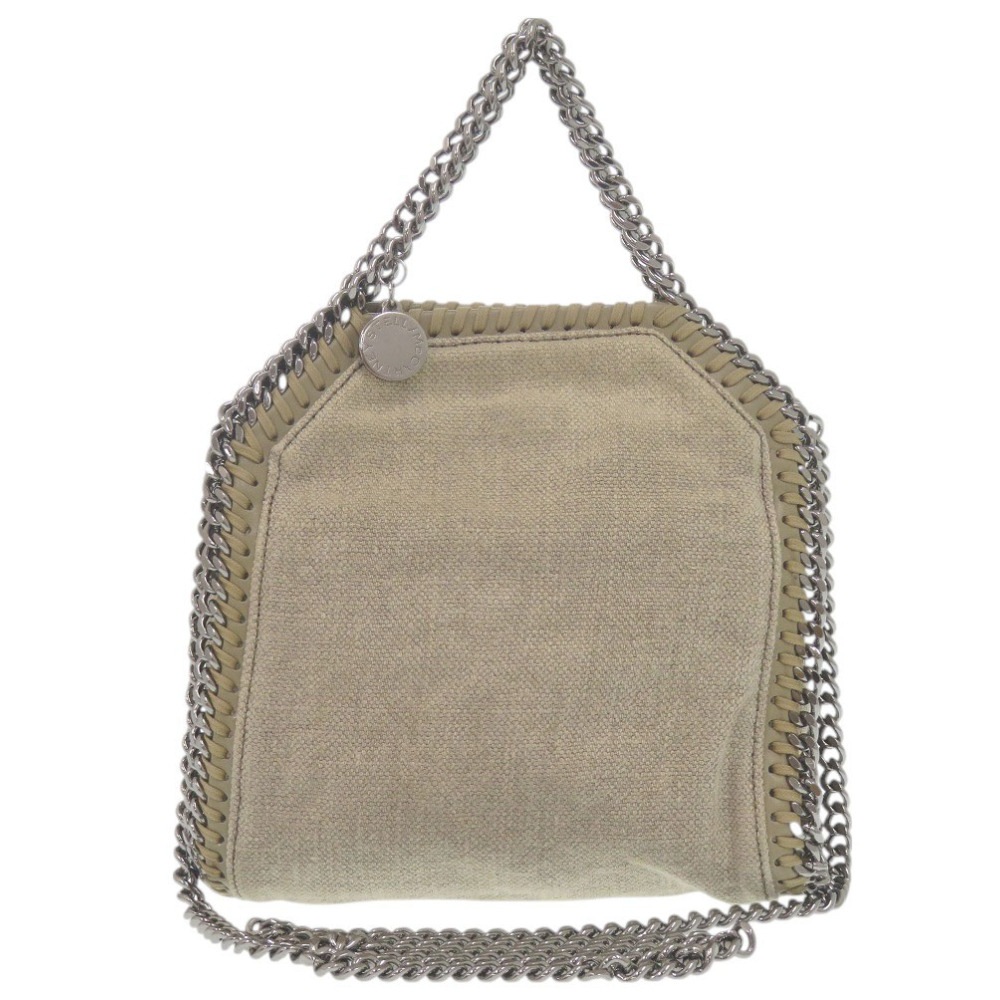 美品 2WAY ファラベラ ショルダーバッグ ポリウレタン/ポリエステル ベージュ 1025【中古】 レディース