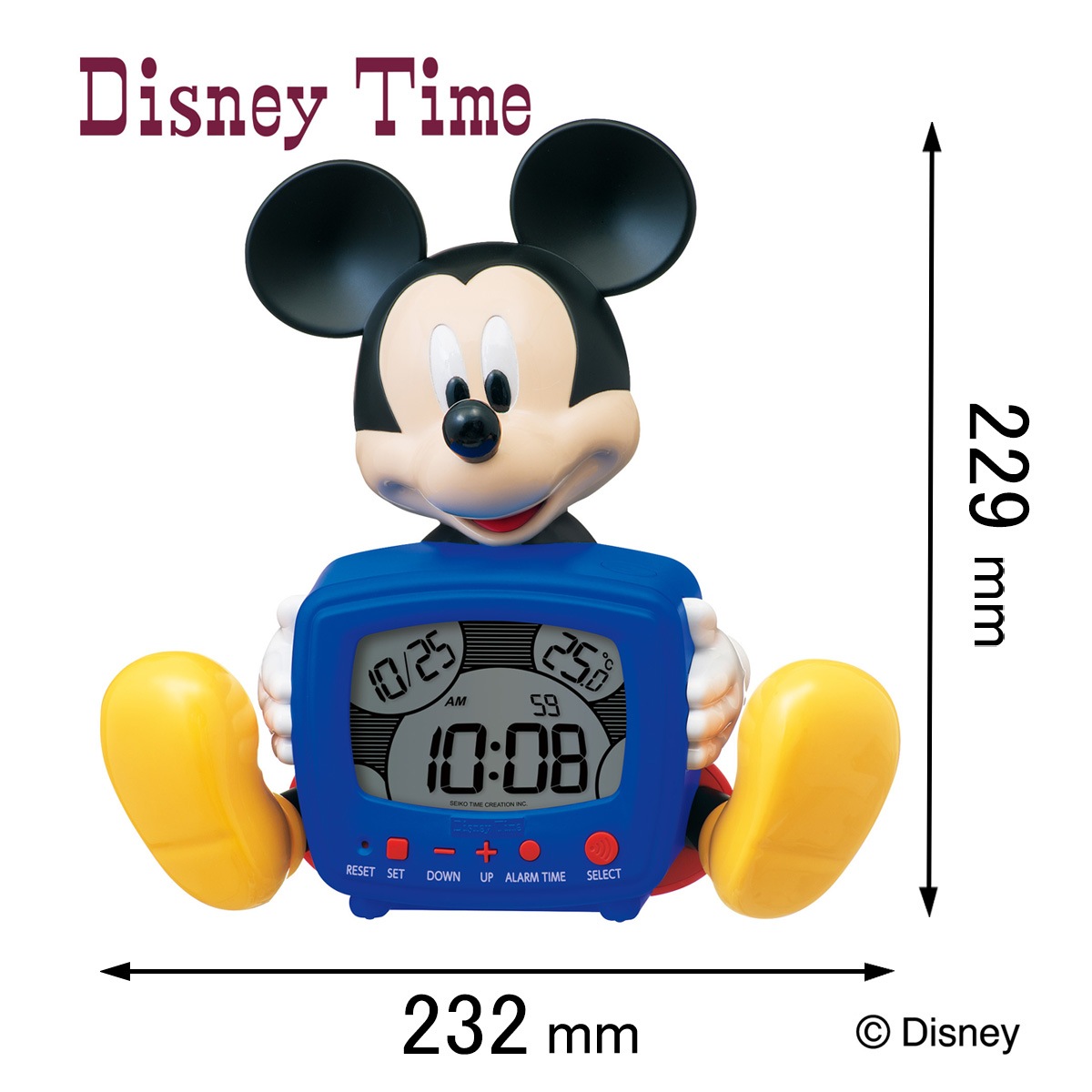 セイコー 目覚まし時計 ディズニーおしゃべり目ざましクロック FD-485-A