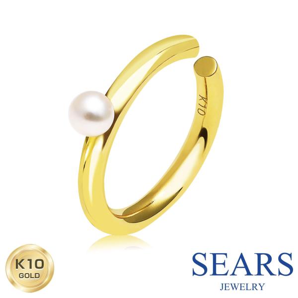 イヤーカフ レディース 10金 淡水パール シンプル K10 誕生日 プレゼント ゴールド ギフト ジュエリー
