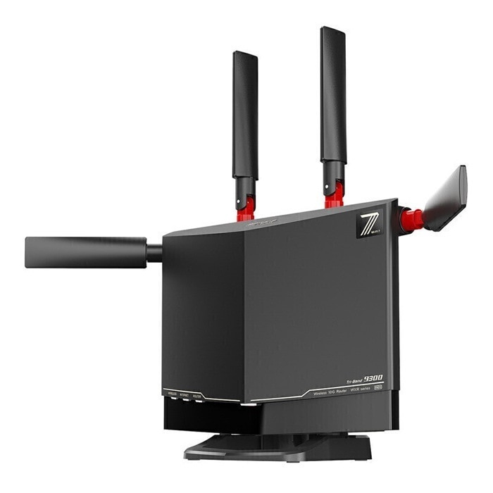 Wi-Fiルーター Wi-Fi 7対応トライバンドルーター WXR9300BE6P ブラック