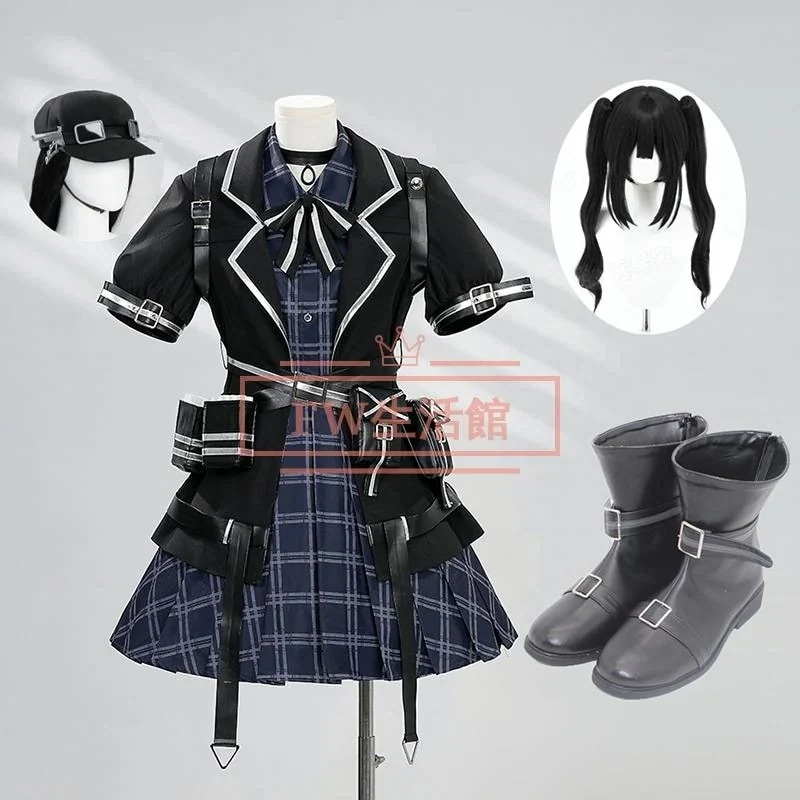 魔法少女ノ魔女裁判 クロベナノカ コスプレ 衣装 ウィッグ 靴 演出服 ロールプレイ 変装 仮装ハロウィン