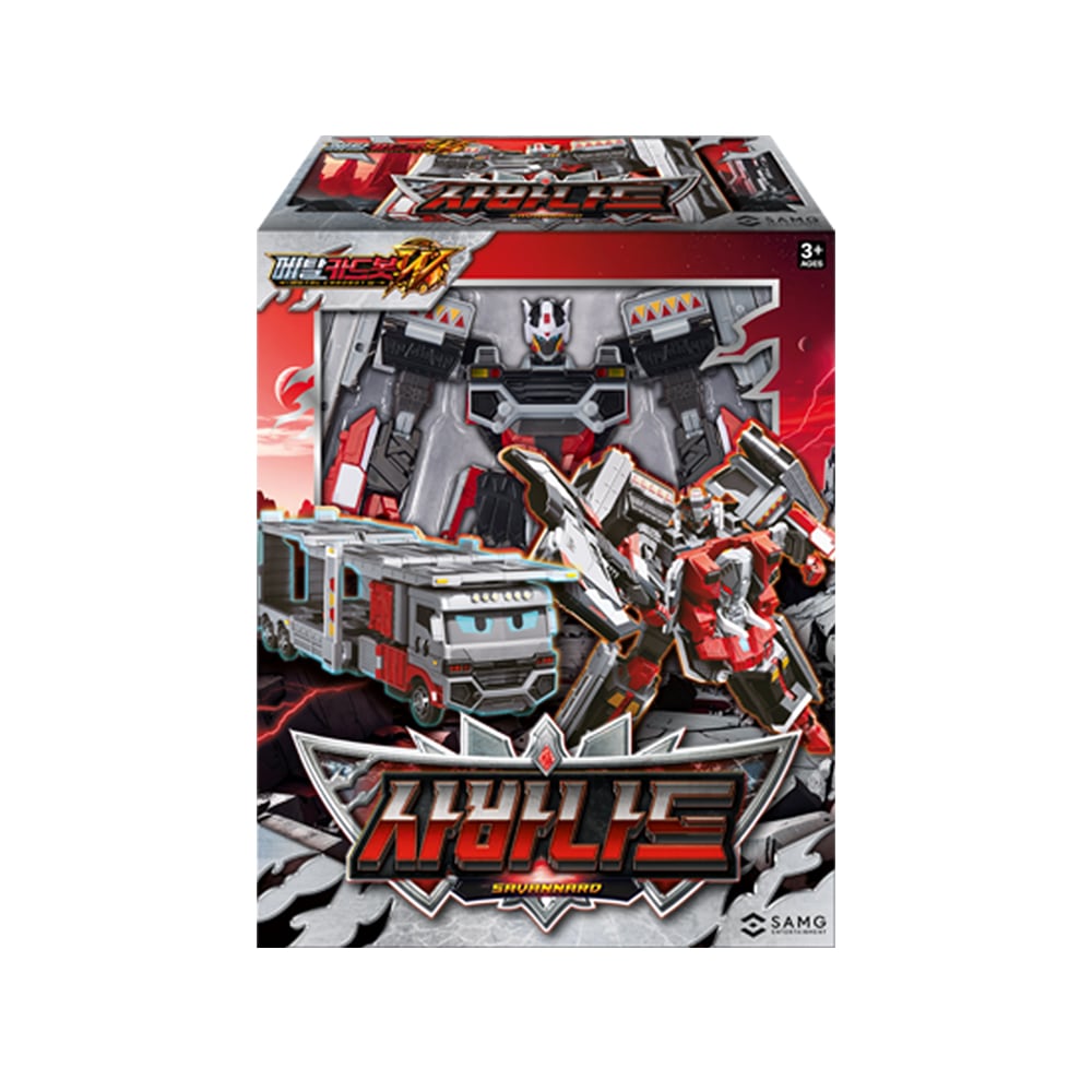 [韓国正規品] メタルカードボットW サバナード / Metal Cardbot W Savanad / 変身ロボット / 韓国ロボット / フィギュア / 男の子 おもちゃ / プレゼント