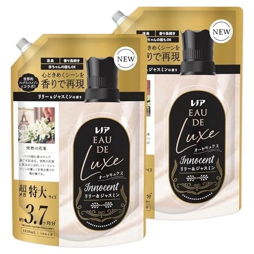 レノア オードリュクス 柔軟剤 イノセントリリー&ジャスミンの香り 詰め替え 1410mLｘ2袋 4,777円