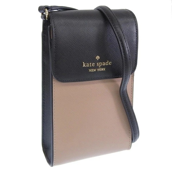 ケイトスペード kate spade スマホショルダー ミニバッグ ショルダーバッグ レディース ベージュ ブラック アウトレット kc512-200