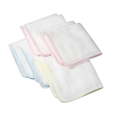 他サイト： イサム商会 綿100% 日本製 ガーゼハンカチ 無地 29cm×29cm(10枚)の商品画像