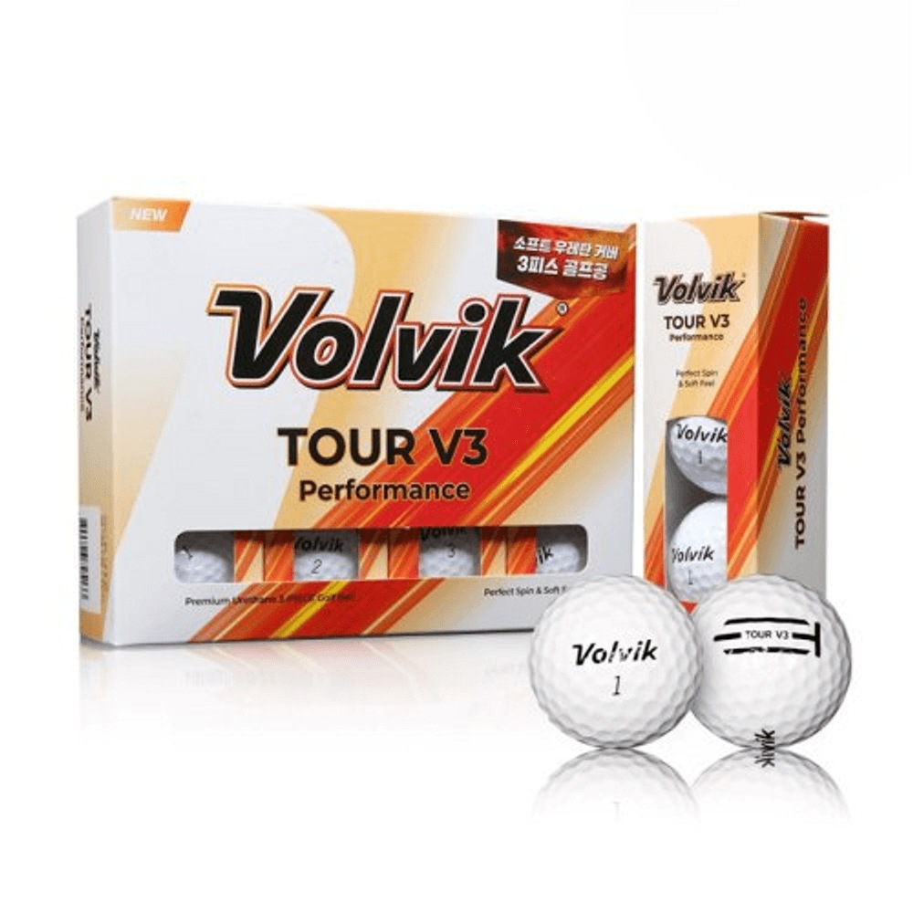 ツアーV3パフォーマンス ウレタン ゴルフボール 3ピース