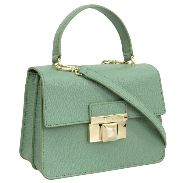 フルラ バッグ レディース 2WAY ハンドバッグ アウトレット レザー ダークグリーン ヴェネレ ベネレ トップハンドル VENERE TOP HANDLE MINI WB00939BX0306TI