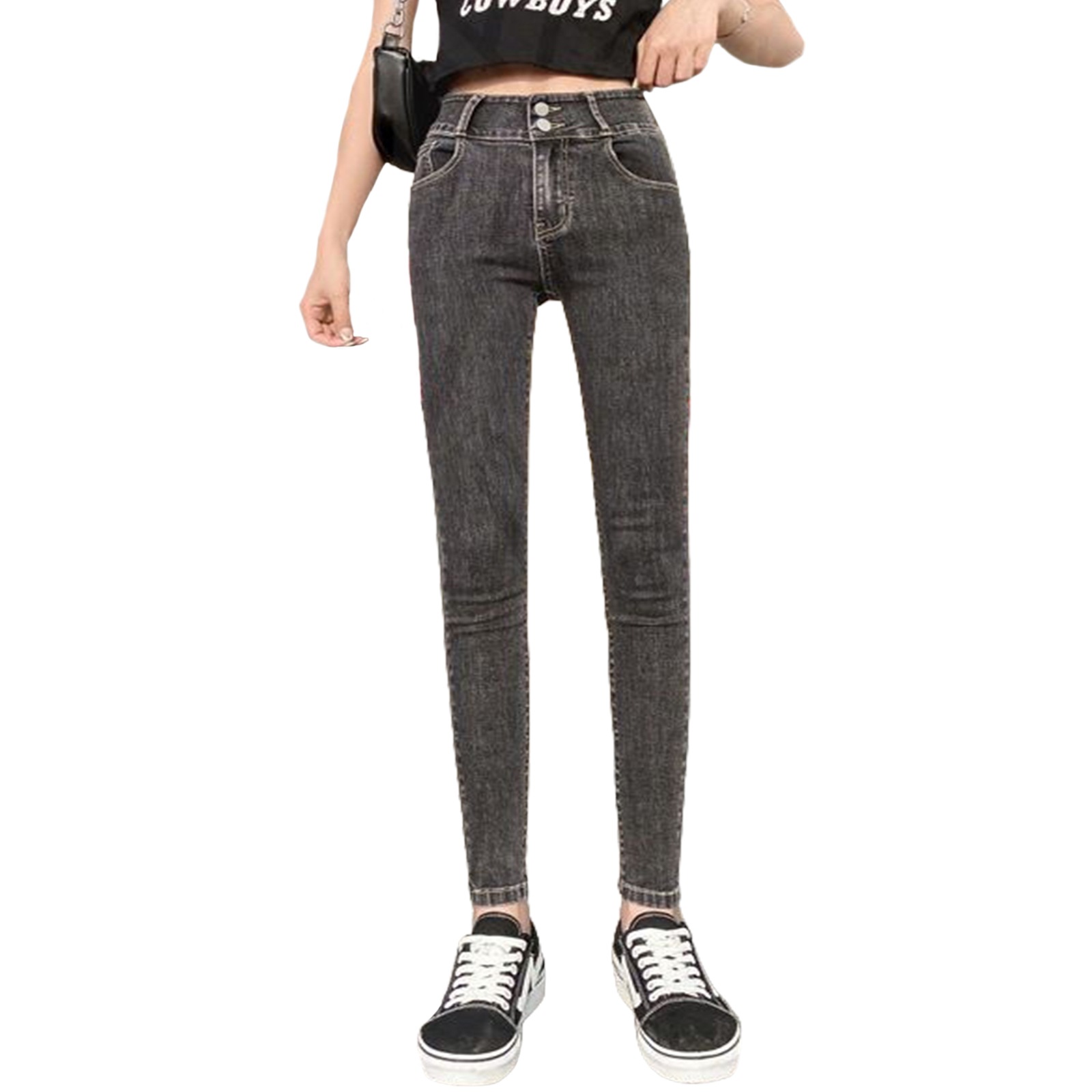 デニム レディース ジーンズ ロングパンツ - デニムパンツ ハイウエスト ズボン ジーパン カジュアル おしゃれ ストレート きれいめ スキニー 美脚 可愛い