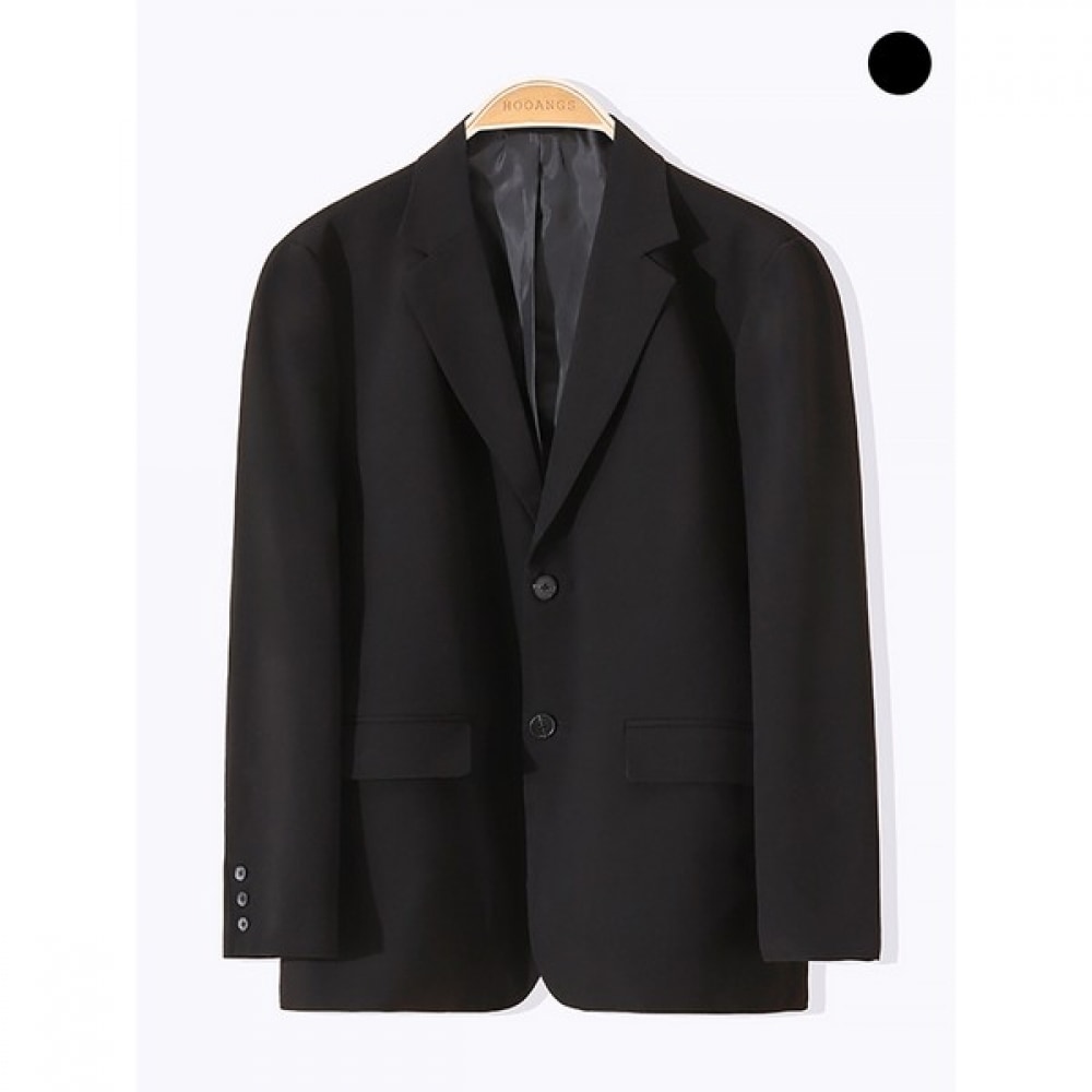 [ジュアンス] デイリーリラックスフィットリンクルフリーブレザージャケットSBJK3032