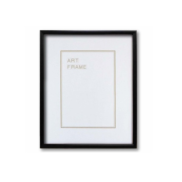 ( 木製額 ) デッサン額 四ツ切サイズ 424×348mm ブラック UVカットアクリル 木製 フレーム 額縁 額 5,267円