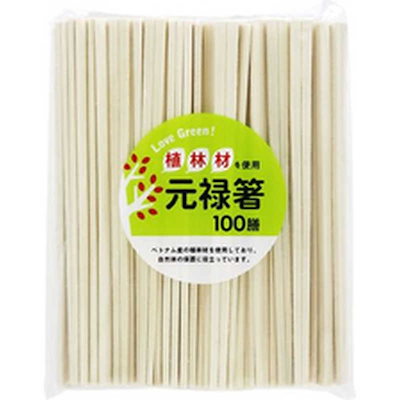 他サイト： ダイワ物産　LG植林元禄箸 裸100Pの商品画像