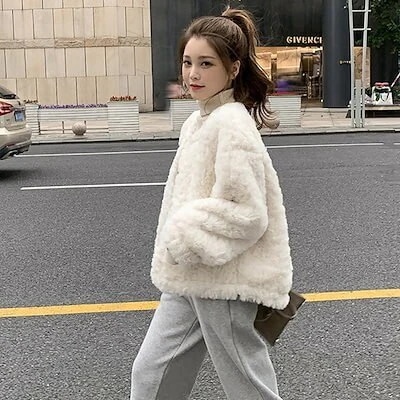 裏起毛ファッション ジャケット 冬アウター ジャケット 春トレンチコート ムートンファッション ムートンアイテフリースで決まり！ 冬アウター キルテ 7,310円