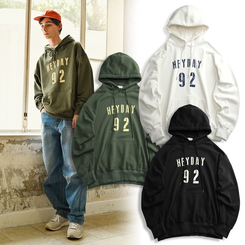 NORDSTUDIO HAYDAY 92 ARMY HOODIE フード/ロゴフーディー