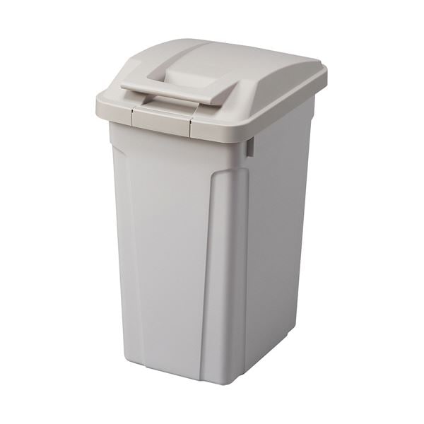 （まとめ） アスベル ハンドル付 分別ペール 35Lライトグレー 1台 (×5セット)