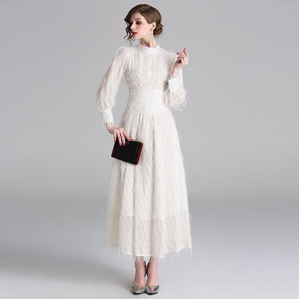 パーティードレス 結婚式 40代 20代 ロング 袖あり 長袖 秋冬 韓国風 大きいサイズ フォーマルドレス マキシワンピ お呼ばれ 二次会 披露宴 謝恩会 上品 着痩せ