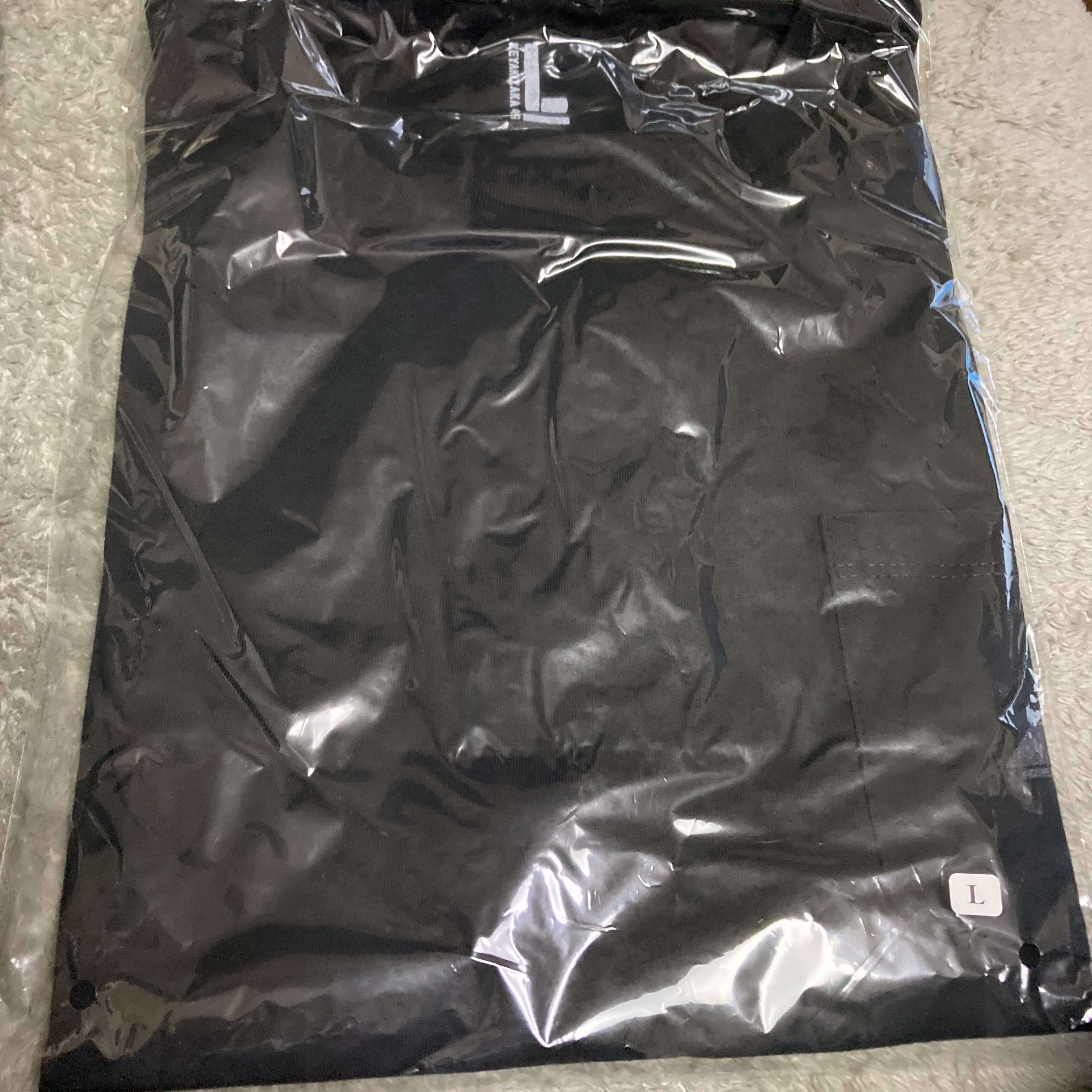 即決 欅坂46 真っ白なものは汚したくなる ツアーTシャツ ブラック Lサイズ 新品未開封