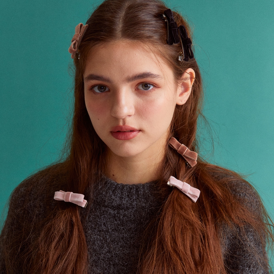 [2set] Lovely velvet ribbon (3colors)