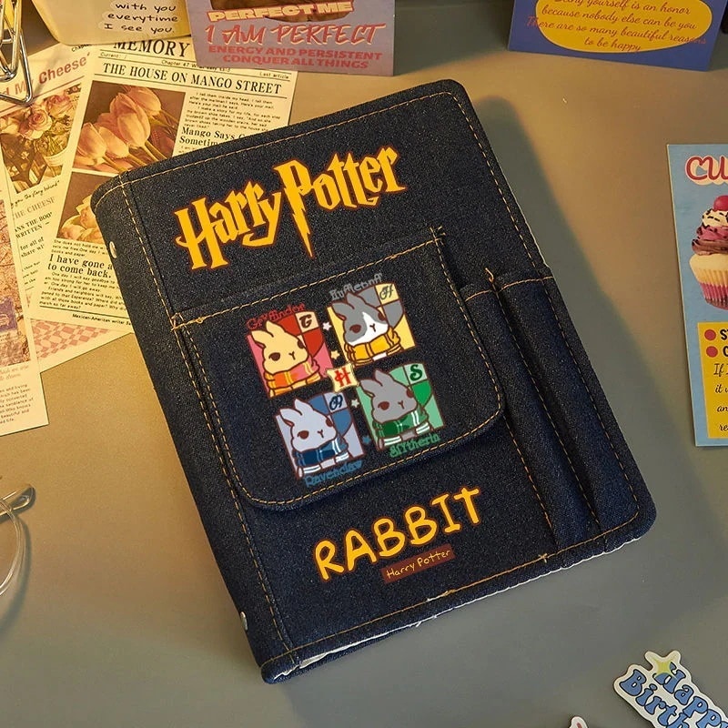 【1つ買うと10つ無料】ハリールーズリーフ台帳ウサギの魔法使いホグワーツマジックキャッスルノート分厚い台帳