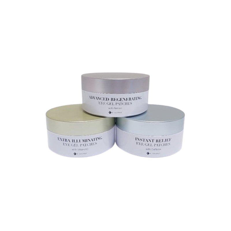 話題の韓国アイパッチ3種セット ビタミンC・レチノール・カフェイン配合／目元ケア／透明感・ハリUP／クマケア