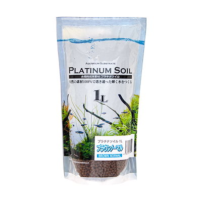 他サイト： ＪＵＮ　プラチナソイル　ブラウン　ノーマル　１Ｌ　ソイル　アクアリウム　熱帯魚　水草　エビ　吸着系　ＣＲＣ21―30―20―10―10の商品画像