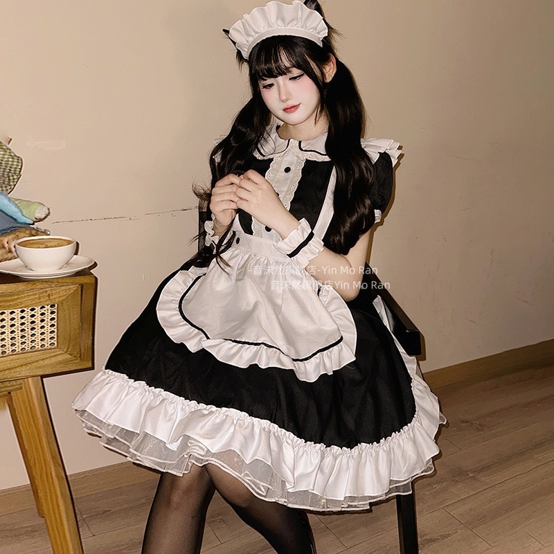 正規品:にほんこく甘美カフェコスプレメイド服ワンピースロリータ料理娘cos服アニメ