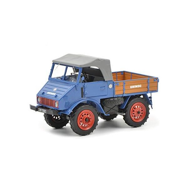 Schuco 450900300 MB 450900300-MB Unimog 401 Model Car 1:32 Blue 並行輸入品