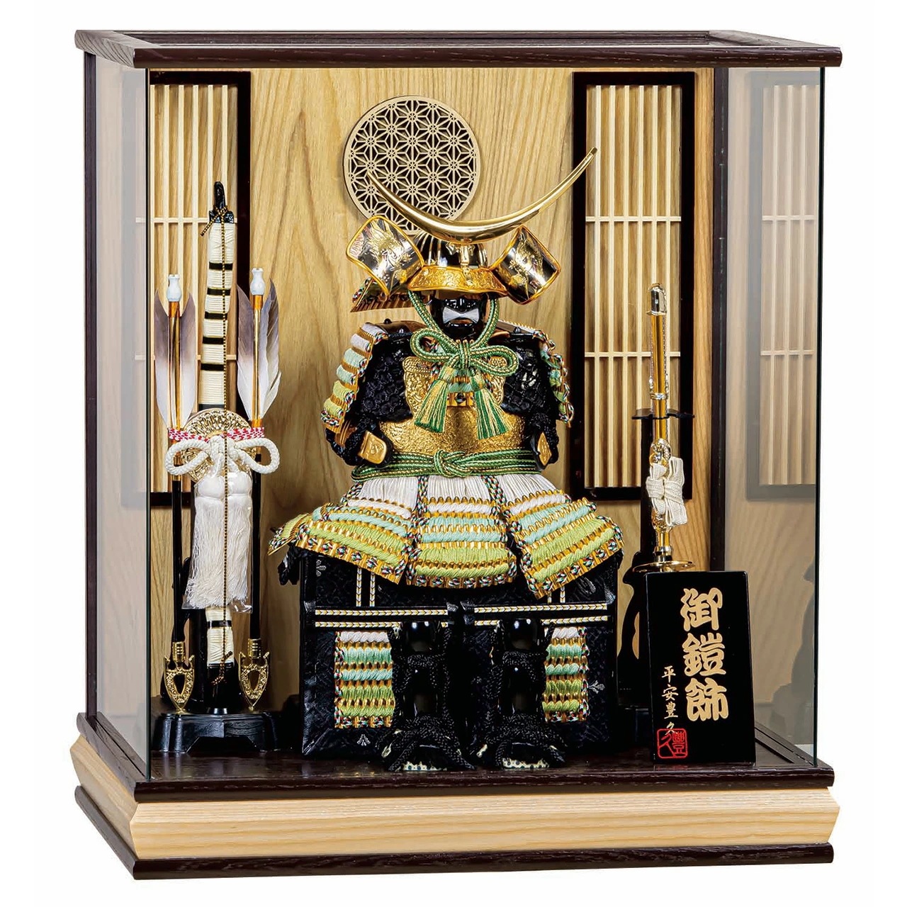 五月人形 5月人形 鎧 鎧兜 2025年 手作り 初節句 送料無料木目 コンパクト ミニ ケース 伊達政宗 新作 秀光 限定品 目玉商品 カッコイイ 買得 お得 人気 ランキング P93214