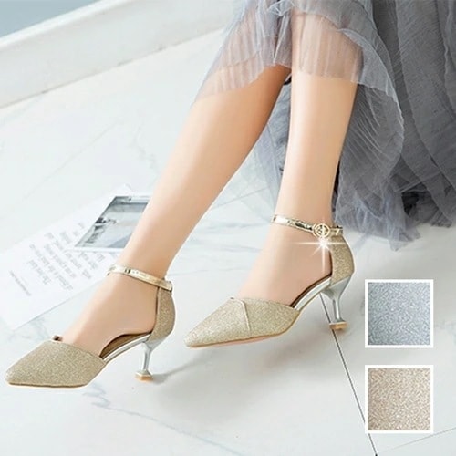 パンプス 韓国 ファッション レディース 春 夏 秋 冬 ブライダル お呼ばれ コーデ 成人式 二次会 同窓会 20代 30代 40代 50代 2025 ストラップ セパレートパンプス ミドルヒー
