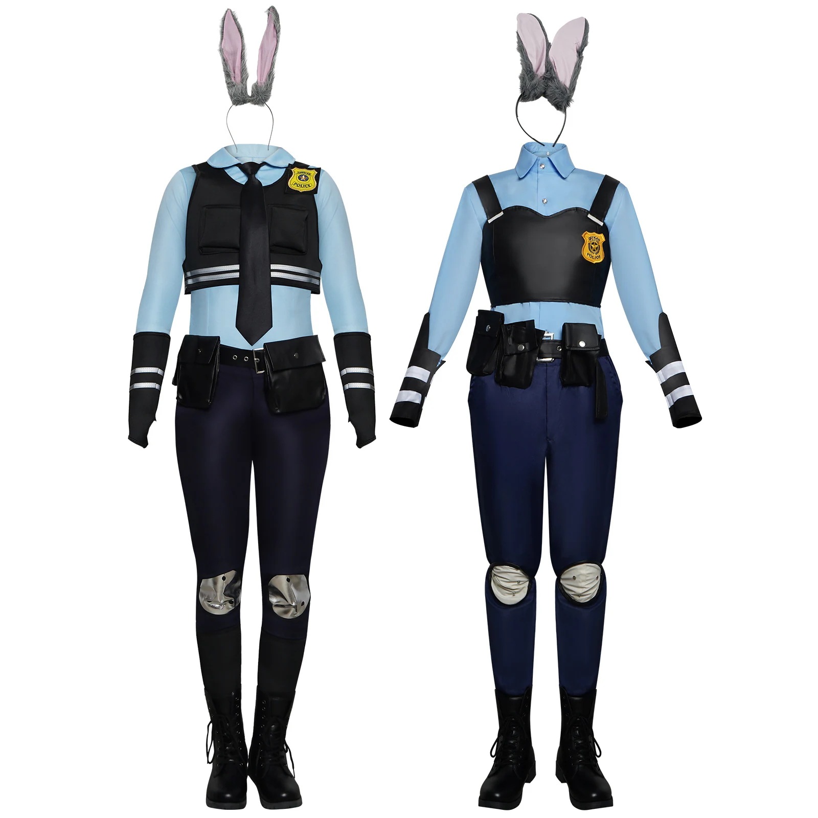 ハロウィーン狂った動物城cos服ウサギ警官judyジュディ擬人服コスプレ