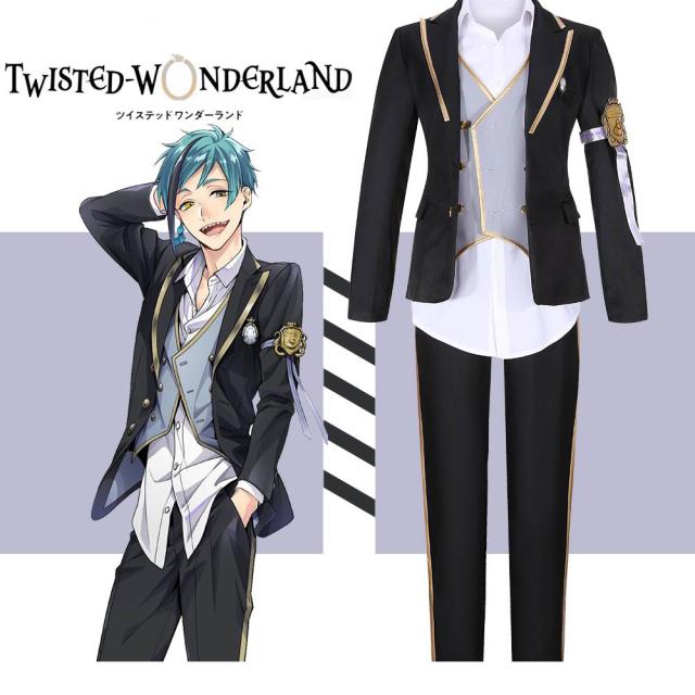 新タイプ追加 激安販売 ツイステッドワンダーランド ツイステ オクタヴィネル寮 フロイド・リーチ 制服 コスプレ衣装[CRS2329]