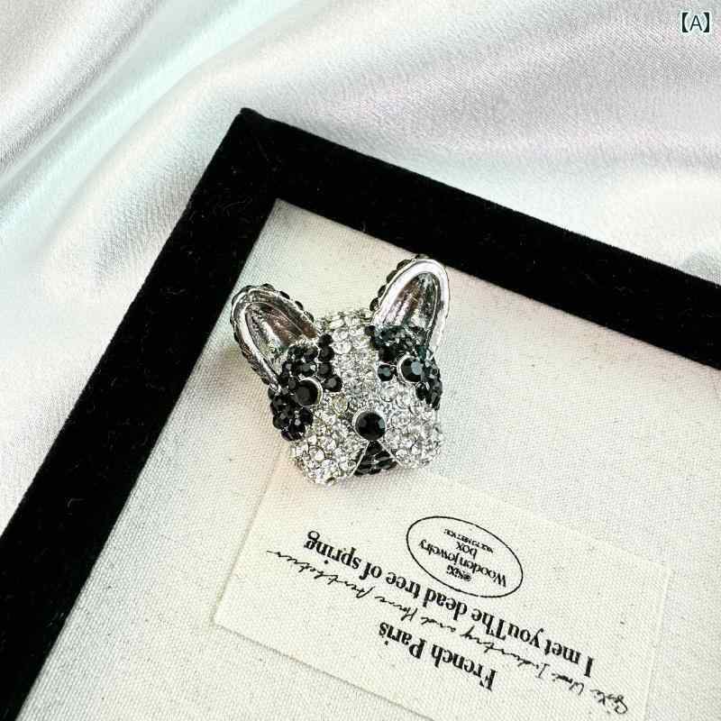 犬 ブローチ かわいい フレンチ ブルドッグ 動物 子犬 コサージュドッグ 動物 スーツ アクセサリー レディース メンズ 胸飾り レトロ 合金 アクセサリー 4,708円