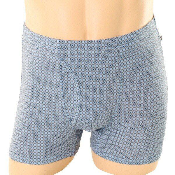 WMP2367FBU_幾何学模様のフリーフィットロングドローストリング