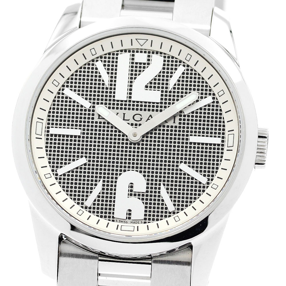 ブルガリ BVLGARI ST37S ソロテンポ クォーツ メンズ 良品 保証書付き_906948【中古】