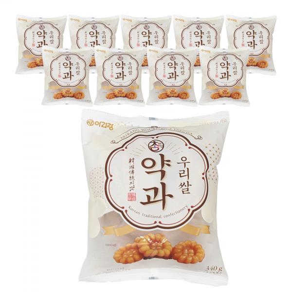 アリラン一口本当に韓国の米薬菓 아리랑 한입참 우리쌀 약과